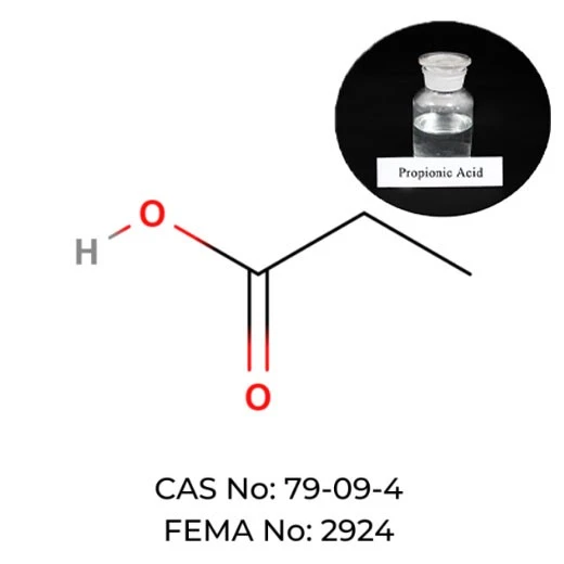 CAS 79-09-4 Food Grade Propionic Acid C3h6o2 Liquid、